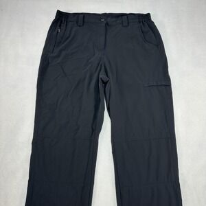 Mountain Warehouse Pants Womens 8 Black Cargo Straight Lightweight Travel Hiking